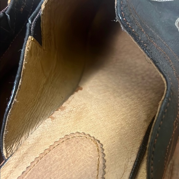 Ariat Black and Tan Mules Slip On with Heel, Retro Women’s 6.5 - Picture 8 of 10